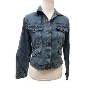 Wrangler Denim Jean Jacket Cotton Outerwear Casual Western
